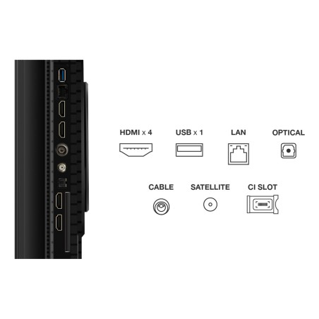 TCL P89K 65P89K TV 165,1 cm (65") 4K Ultra HD Smart TV Wifi Métallique 350 cd/m²