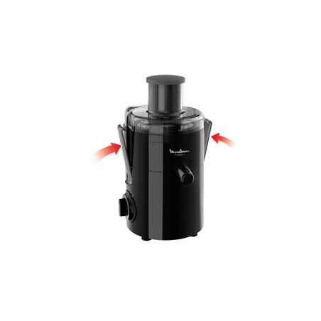 Moulinex JU3708 Centrifugeuse 350 W Noir, Acier inoxydable