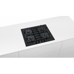 Bosch Serie 4 PNP6B6B90 plaque Noir Intégré 60 cm Gaz 4 zone(s) 2