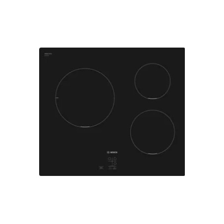 Bosch PUC611AA5E Noir Intégré 60 cm Plaque avec zone à induction 3 zone(s)