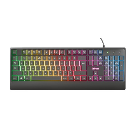 Trust Ziva clavier Souris incluse Gaming USB AZERTY Français Noir