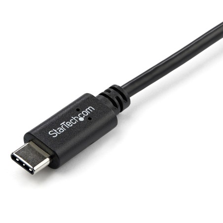 StarTech.com Câble de Charge USB-C de 1m, Coudé à Droite, Charge et Synchronisation, 60W (3A) PD, Câble de Charge USB 2.0 pour O