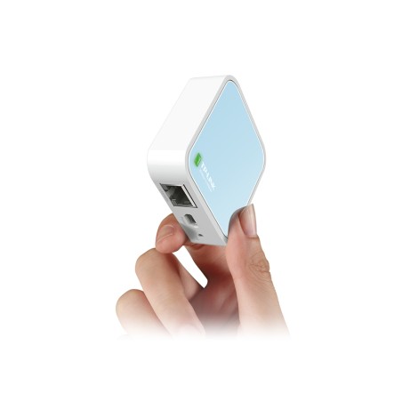 TP-Link TL-WR802N routeur sans fil Fast Ethernet Monobande (2,4 GHz) Bleu, Blanc