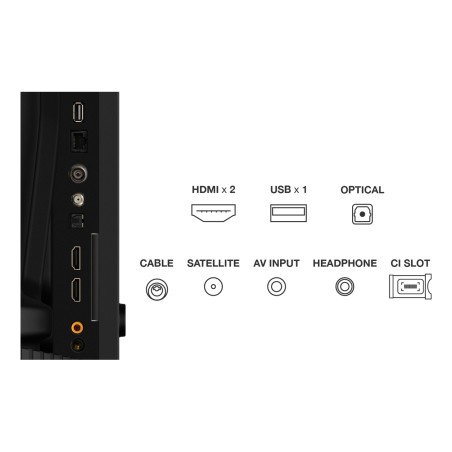 TCL S59K 43S59K TV 109,2 cm (43") Full HD Smart TV Wifi Métallique