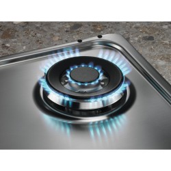Electrolux KGS7536SX Noir, Acier inoxydable Intégré 74.5 cm Gaz 5 zone(s) 2